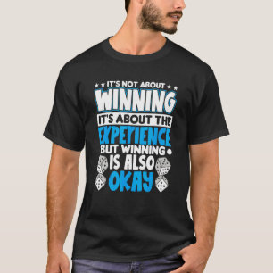 Camiseta não é sobre ganhar jogo de tabuleiro jogador de ta