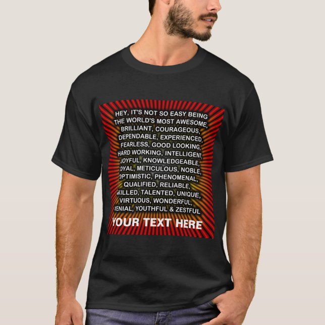 Camiseta Não é tão fácil... (Frente)
