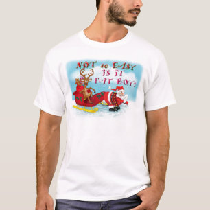 Camiseta Não é tão fácil, garoto gordo
