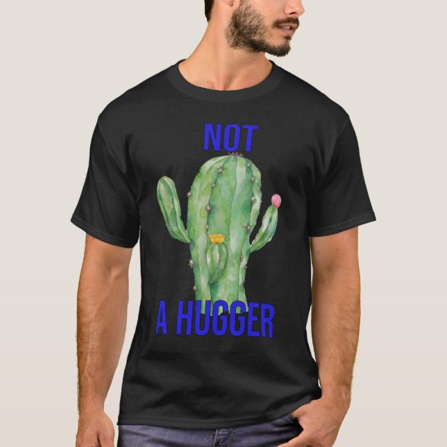 Camiseta Não É Um Cactus Mais Grande Que Uma Sarcástica Eng (Frente)
