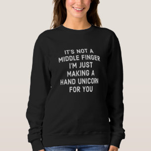 Camiseta Não é um dedo médio, sou apenas Fazer mão