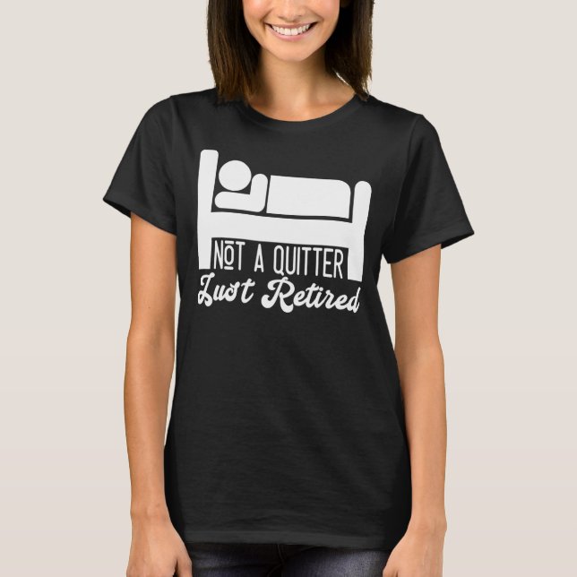 Camiseta Não É Um Desistente, Apenas Presente De Reforma Fe (Frente)