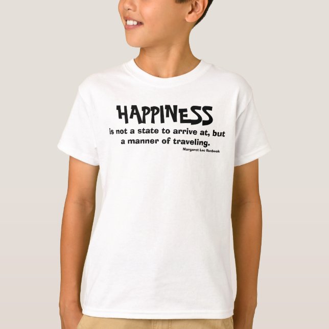 Camiseta Não é um estado a chegar, mas uma forma de ... (Frente)