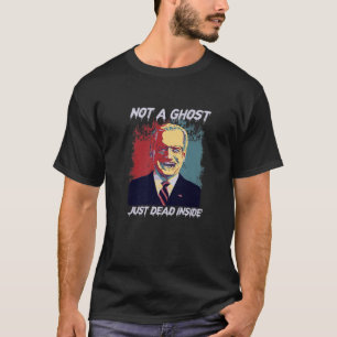 Camiseta Não É Um Fantasma, Apenas Morto Dentro Biden Zombi