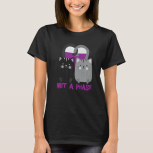 Camiseta Não É Um Gato De Asexualidade Que Grita De Ace Lgb