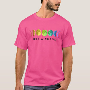 Camiseta Não É Um Gay Lgbt De Lua De Fase