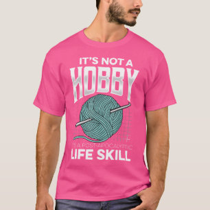 Camiseta Não É Um Hobby Habilidade Pós-Apocalíptica Crochê