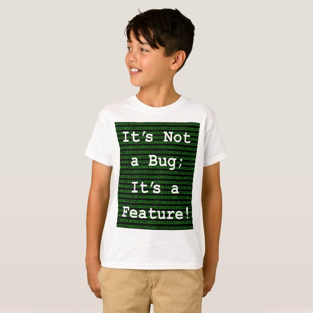 Camiseta Não é um Inseto, é um recurso! (Frente Completa)
