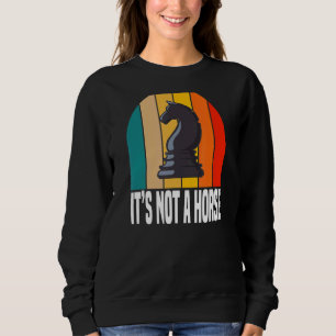 Camiseta Não é um jogador de jogos de xadrez para cavalos