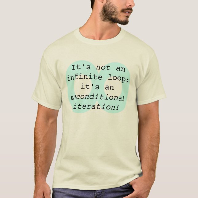 Camiseta Não é um laço infinito… (Frente)