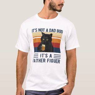 Camiseta Não é um Pai, é o Pai Pai GORDURA Negra
