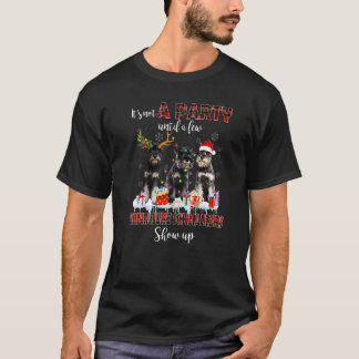 Camiseta Não É Um Partido Até Que Um Pouco Miniatura Schnau