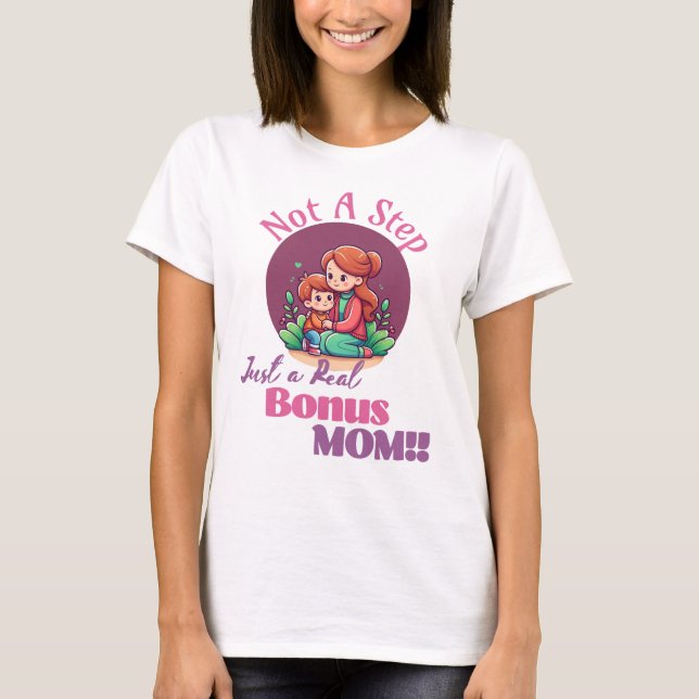 Camiseta Não é um passo só um presente de Dia de as mães da (Frente)