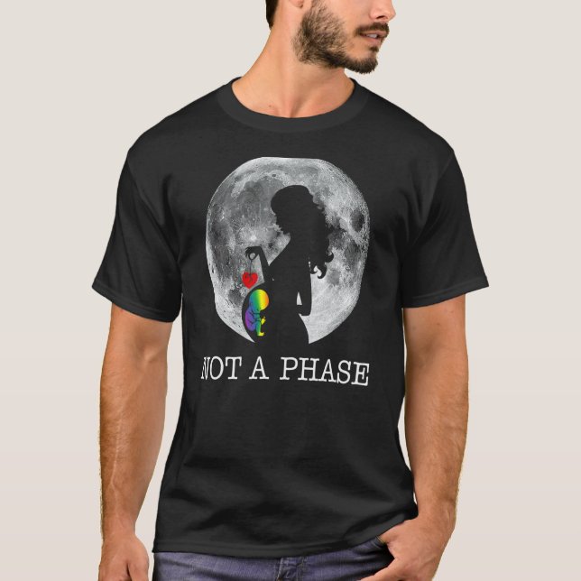 Camiseta Não É Um Transgênero 1 Do Orgulho Trans Lgbt De Fa (Frente)