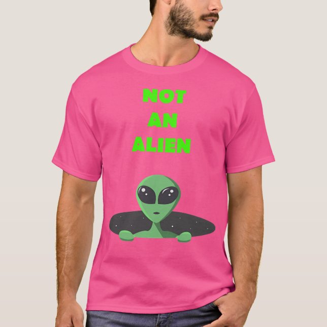 Camiseta Não é uma Alienígena (Frente)