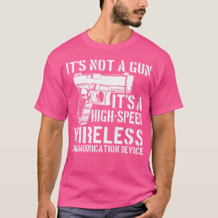 Camiseta Não É Uma Arma É Uma Comunicação Sem Fios De Alta