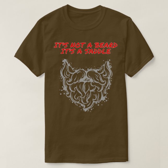 Camiseta Não É Uma Barba É Um Bom Design (Frente do Design)