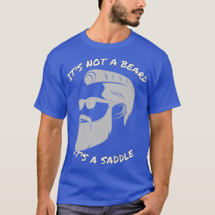 Camiseta Não É Uma Barba É Um Design Incrível De Saddle