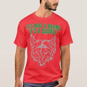 Camiseta Não É Uma Barba É Um Design Maior De Saddle 2