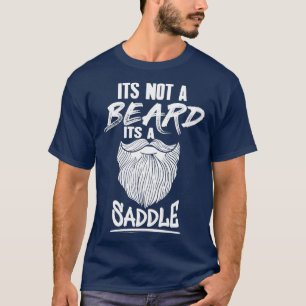 Camiseta Não é uma barba é uma sela
