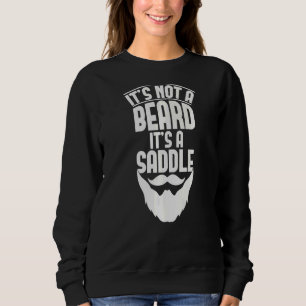 Camiseta Não é uma barba, é uma sela dizendo para a barba