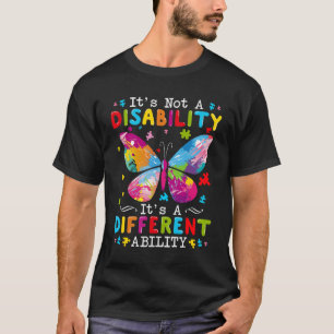 Camiseta Não é uma deficiência é uma habilidade diferente