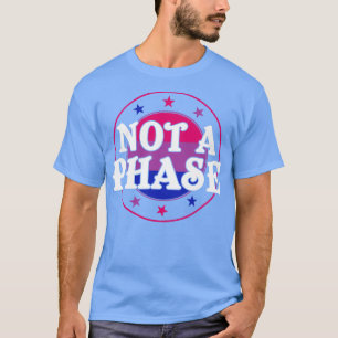 Camiseta Não é uma fase engraçada do Orgulho Bi bissexual L