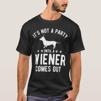 Camiseta Não é uma festa até que um ouvinte saia