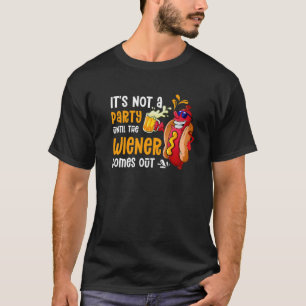 Camiseta Não é uma festa até um Weiner sair bêbado