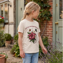 Camiseta "Não É Uma Florzinha de Parede Média" Floral Elega