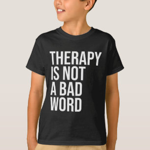Camiseta Não É Uma Má Palavra Citação De Consciência Mental