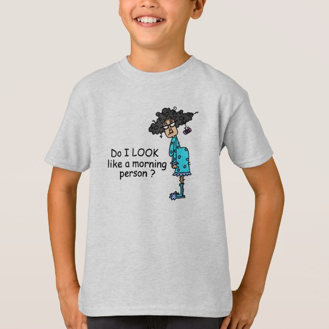 Camiseta Não É Uma Pessoa Da Manhã (Frente)