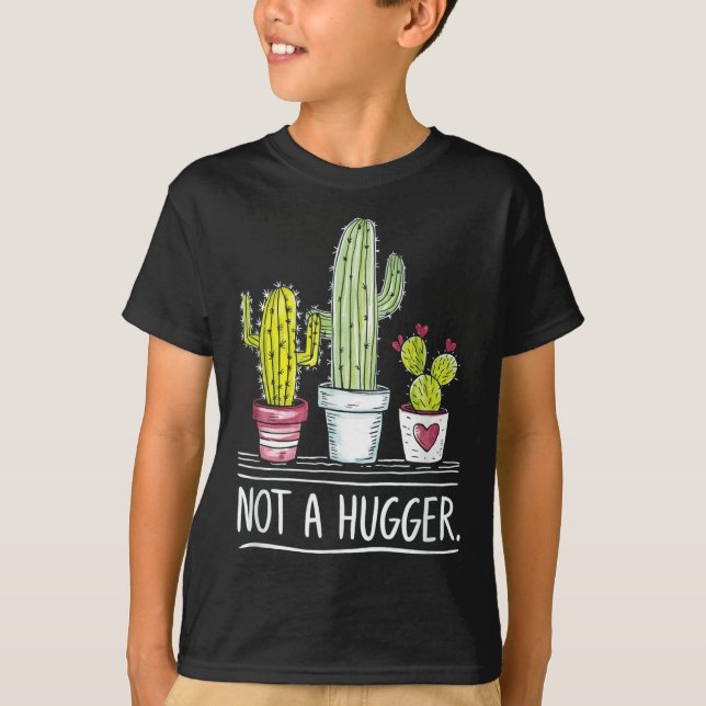 Camiseta Não É Uma Piada De Cactus Hugger (Frente)