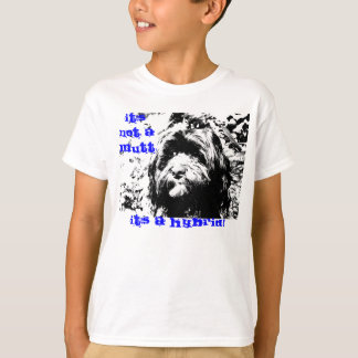 Camiseta Não é uma vira-lata, ele é um híbrido!