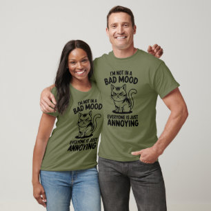Camiseta Não em mau humor