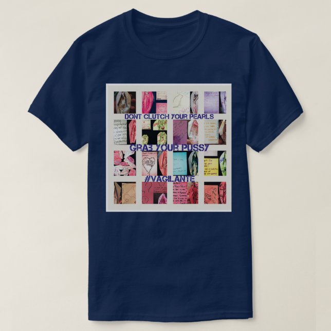 Camiseta Não embale as suas pérolas agarre a sua porcaria (Frente do Design)