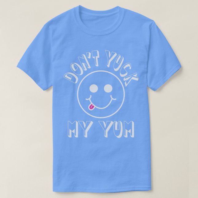 Camiseta Não Enche meu Yum (Frente do Design)