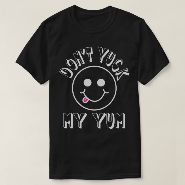 Camiseta Não Enche meu Yum (Frente do Design)