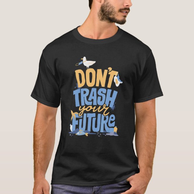Camiseta Não Encoste O Seu Futuro (Frente)