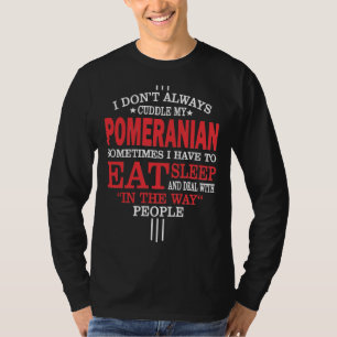 Camiseta Não Encoste Sempre O Meu Pomerano