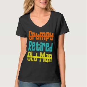 Camiseta Não Engraçado Não É Um Velho Que Felizmente Se Apo