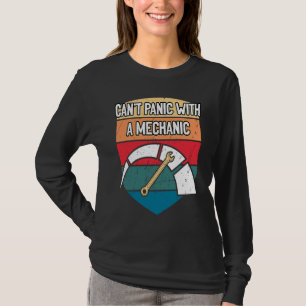 Camiseta Não Entre em Pânico com um Carro Mecânico Enigma