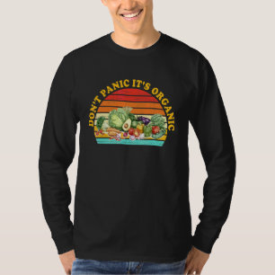 Camiseta Não Entre em Pânico É Vestuário Orgânico Vegetal