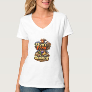 Camiseta Não Entre Em Pânico Sou Um Geólogo