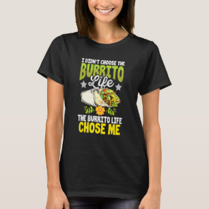 Camiseta Não Escolheu A Vida Burrito Escolheu-Me A Comida M
