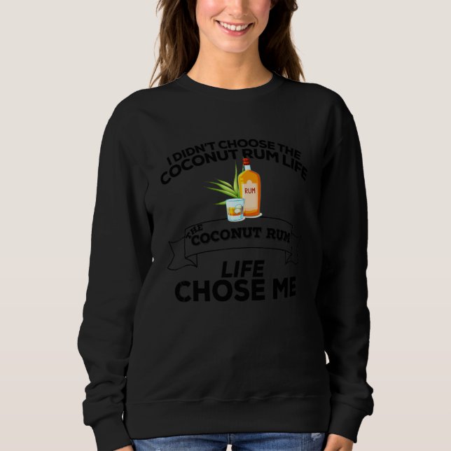 Camiseta Não Escolheu A Vida De Rum De Coco Rum De Coco Lif (Frente)