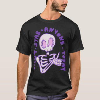Camiseta Não Esfaqueou Ninguém Hoje - Espetáculo Para Cima