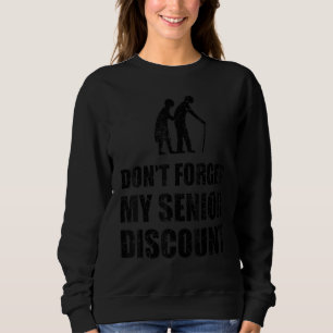 Camiseta Não Esqueça Meu Desconto Pessoas Idosas