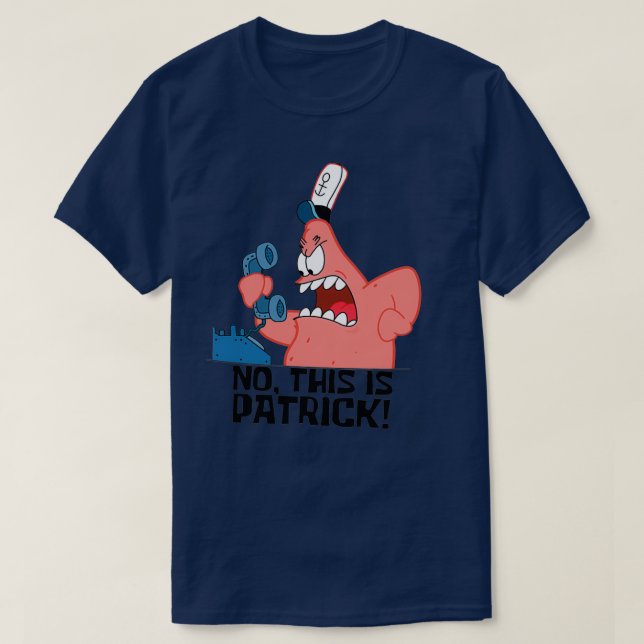 Camiseta Não, este é o Patrick (Frente do Design)
