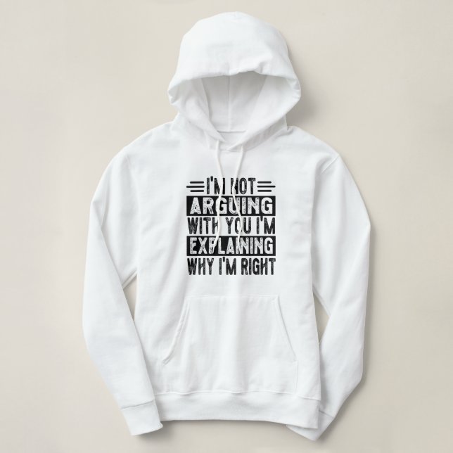 Camiseta Não estou a argumentar que estou apenas a explicar (Frente do Design)